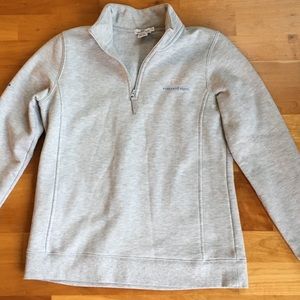Vineyard Vines Grey Quarter Zip Size Small